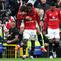 Manchester United berhasil meraih kemenangan penting saat menjamu Liverpool di Stadion Old Trafford, Minggu (3/5/2026) malam WIB. Kejar mengejar gol terjadi, namun gol Kobbie Mainoo memastikan tiga poin krusial buat Setan Merah. (AFP/Darren Staples)