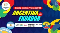 ARGENTINA VS EKUADOR (liputan6.com/Abdillah)