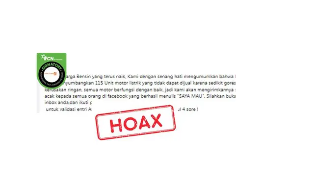Cek Fakta Volta