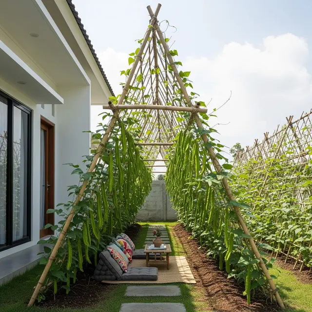 Ide Kebun Kecipir untuk Lahan Menganggur