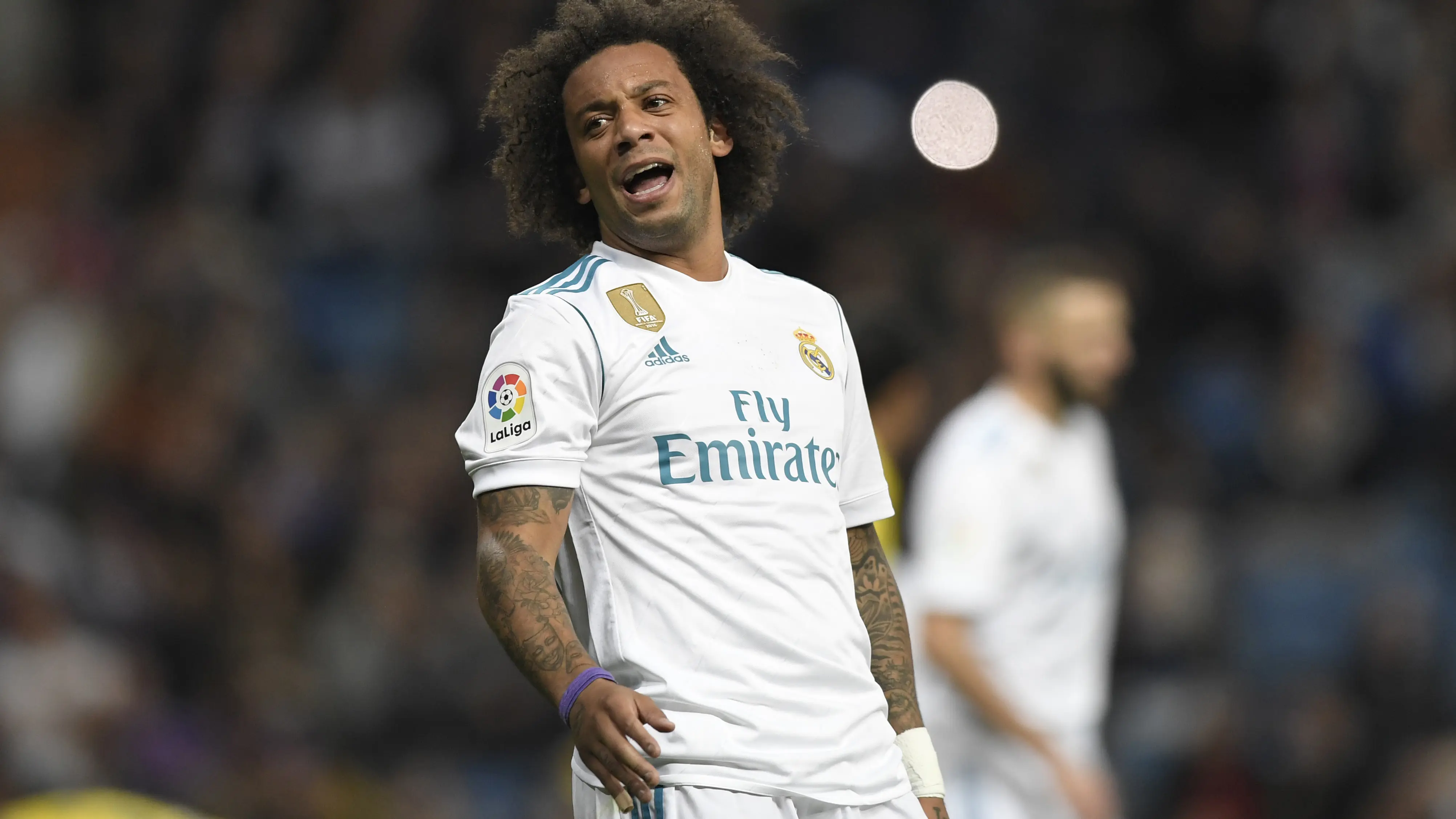 Bek Real Madrid Marcelo. (AFP/Gabriel Bouys)