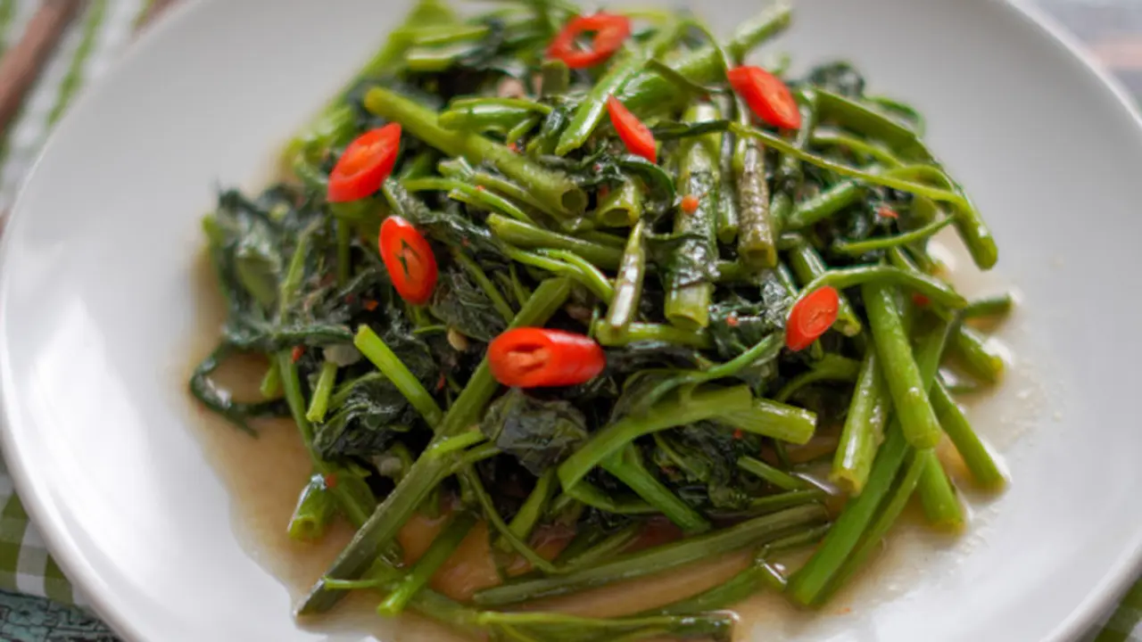 kangkung tumis