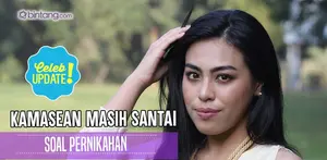 Hadir di pernikahan Rinni Wulandari dan Jevin Julian, Kamasean masih santai soal pernikahan.