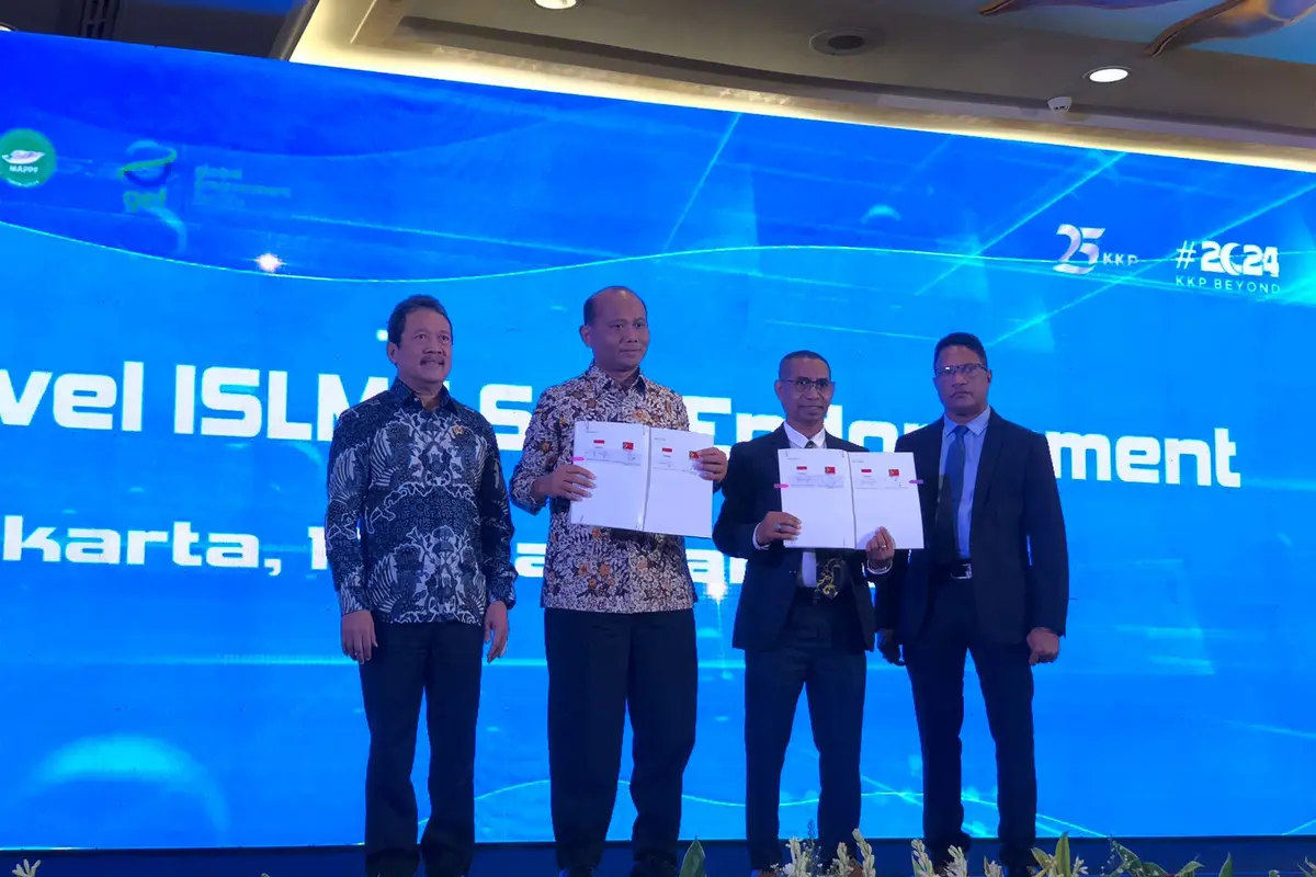 KKP bersama Pemerintah Timor Leste, dan FAO melakukan penandatanganan dokumen Strategic Action Programme (SAP) yang merupakan penerapan dari Hibah GEF-5 “Enabling Transboundary Cooperation for Sustainble Management of the Indonesian Seas".