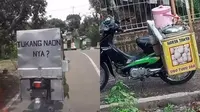 Tulisan di gerobak motor (Ist)