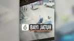 Ini adalah momen menegangkan di mana seorang bayi perempuan berusia 3 tahun jatuh dari mobil. Diketahui, pintu mobil secara tak sengaja terbuka ketika mobil sedang melaju di jalan. Peristiwa ini terjadi di Napoklu, Coorg, India Selatan.