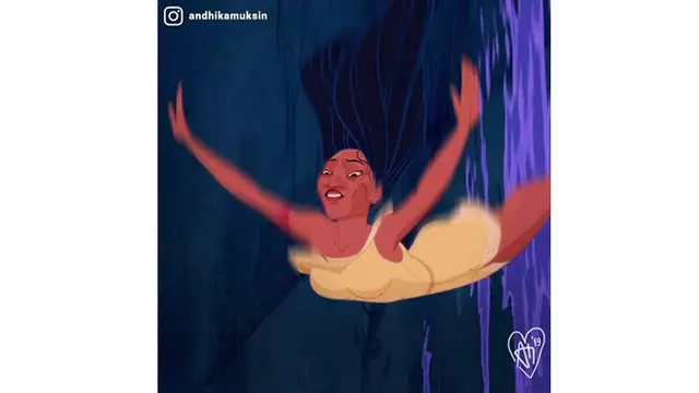 7 Ilustrasi Jika Para Karakter Disney Hidup di Masa Sekarang, Bikin Geleng Kepala