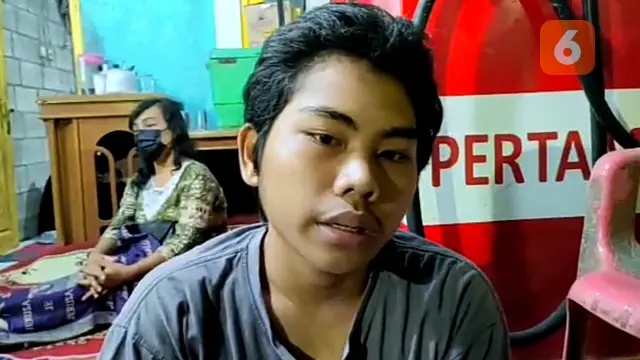 Benz Fransisco, Anak Korban Tabrakan Maut Di Balikpapan. (Jumat, 21/01/2022). (Liputan6.con/Yandhi Deslatama).
