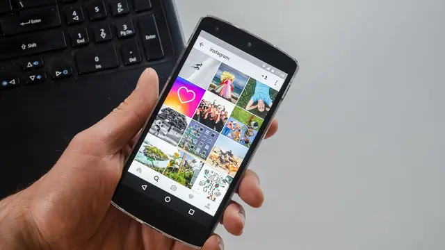 Ilustrasi caption Instagram