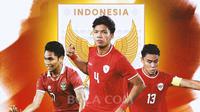 Timnas Indonesia - Frengky Missa, Kadek Arel, Muhammad Ferarri (Bola.com/Adreanus Titus)