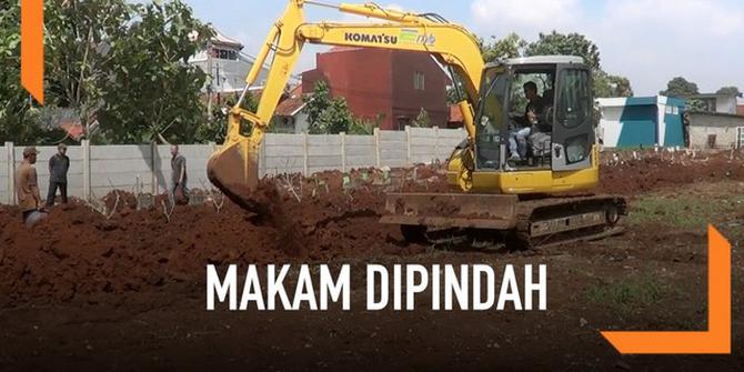 VIDEO: Ratusan Makam Dipindah karena Tol Cinere-Serpong