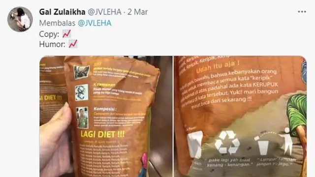 bungkusan keripik unik