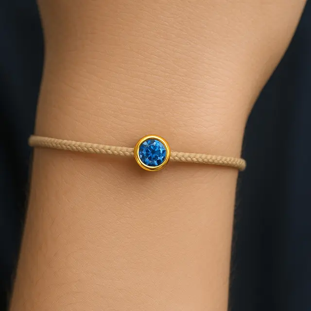 Gelang Emas Tali 24 Karat Desain Minimalis (Foto: ChatGPT)