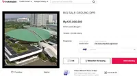 Gedung DPR Beserta Isinya Dijual di E-commerce. Dok: tangkapan layar dari laman Bukalapak