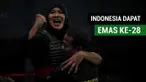 Pesilat putri Indonesia, Pipiet Kamelia menyumbang emas ke-28 di Asian Games 2018 usai menang di kelas 60-65 kg putri.