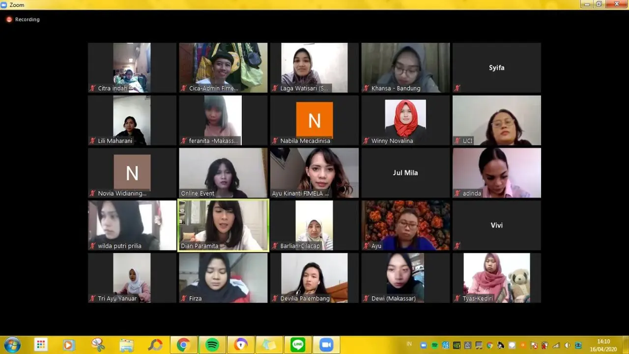 Fimelahood from Home Getting Intimate, Mari Ngobrol Seru Lewat Video Zoom