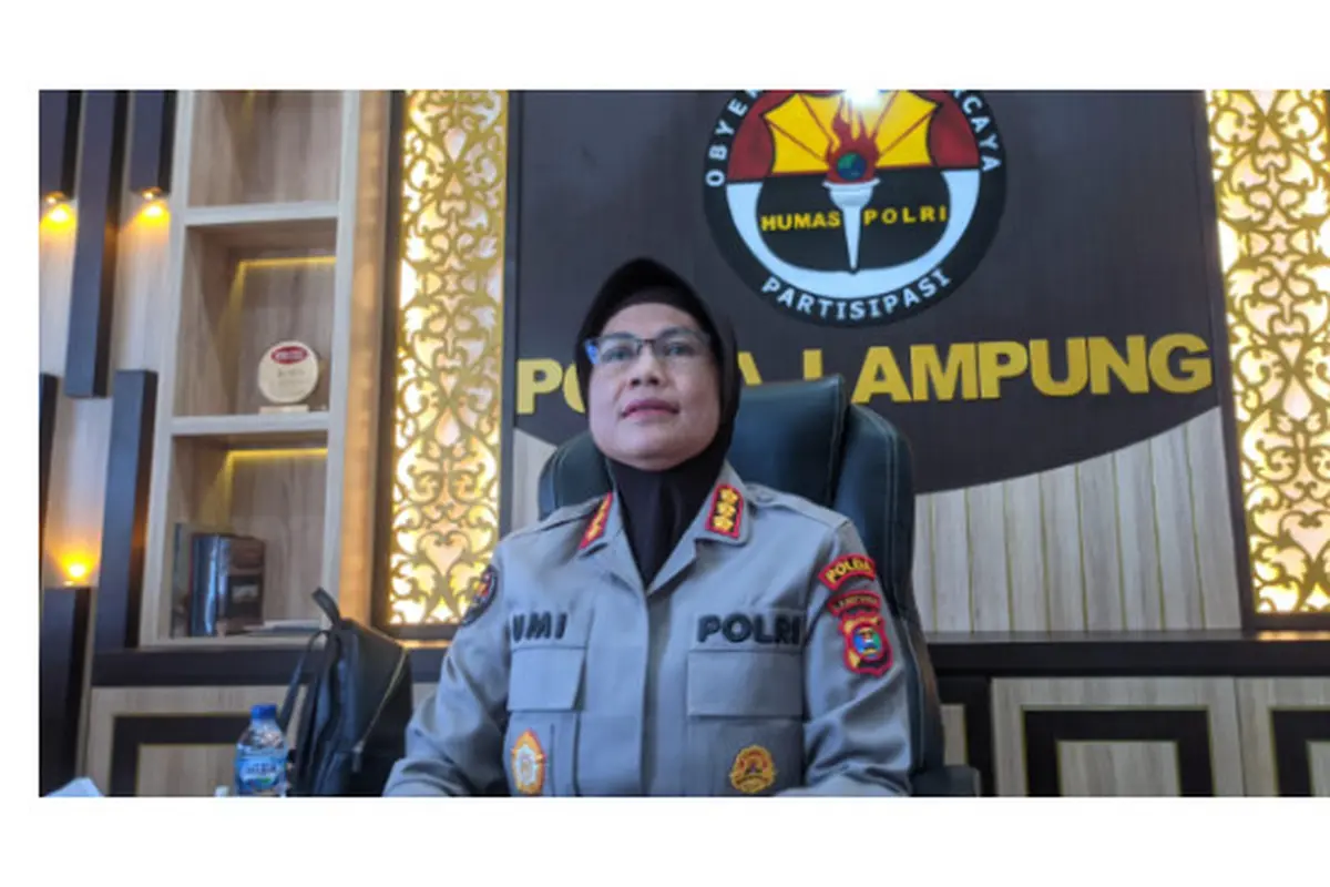 Kabid Humas Polda Lampung, Kombes Pol Umi Fadillah Astutik. Foto (Liputan6.com/Ardi)