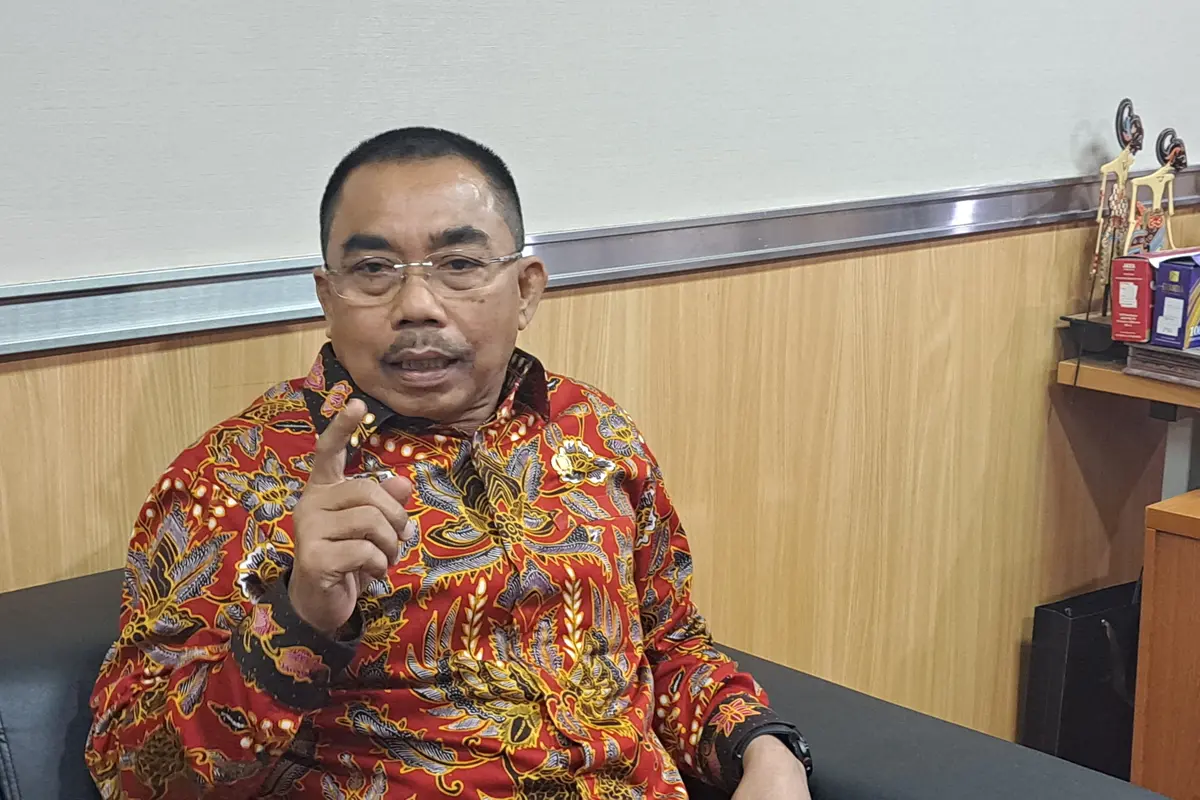 Ketua Fraksi PDIP DPRD DKI Jakarta Gembong Warsono (Lydia Fransisca/Merdeka.com)