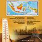 Infografis Suhu Panas Menerjang Indonesia. (Liputan6.com/Triyasni)