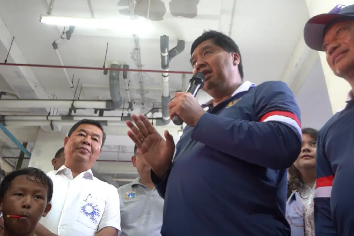 Menteri Perumahan dan Kawasan Permukiman (PKP) Maruarar Sirait di Rusun Pasar Rumput, Jakarta pada Minggu (27/10/2024). (Tangkapan layar)