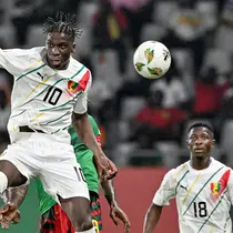 Ilaix Moriba dipanggil Timnas Guinea U-23 untuk melawan Timnas Indonesia U-23 di play-off Olimpiade Paris. (Bola.com/Dok.AFP/Issouf SANOGO).