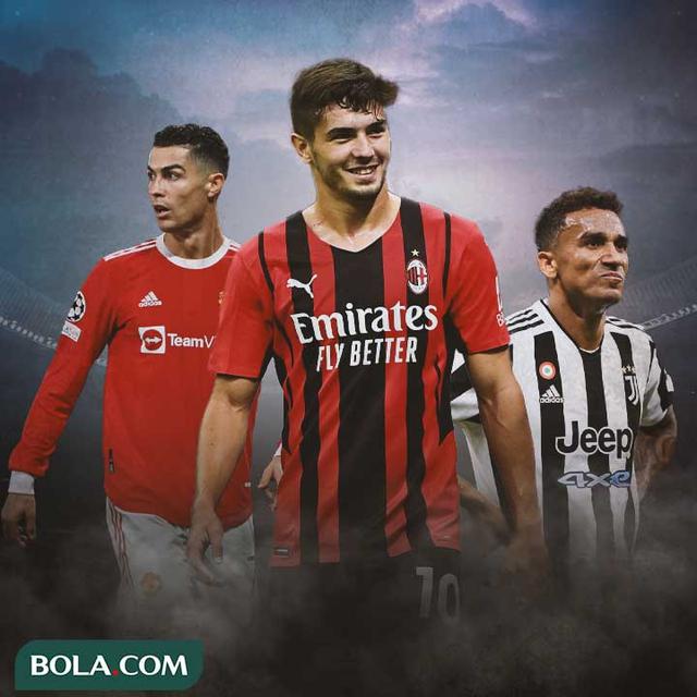 Ilustrasi - Cristiano Ronaldo, Brahim Diaz, Danilo