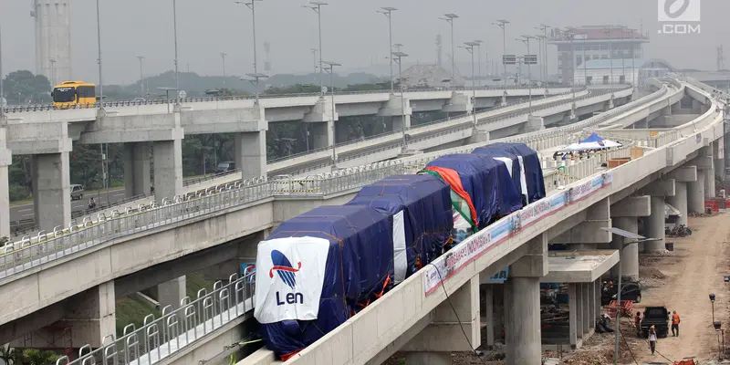 Skytrain Kereta Tanpa Awak, Begini Penampakannya di Bandara Soekarno-Hatta