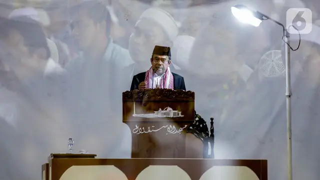 Menteri Agama Fachrul Razi Berikan Ceramah Jumat di Masjid Istiqlal