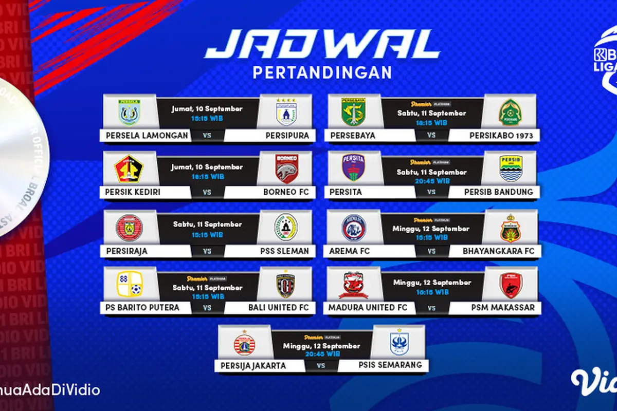Liga 1 - Ilustrasi BRI Liga 1_18 Logo Peserta Liga