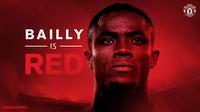 Bek asal Pantai Gading, Eric Bertrand Bailly resmi berseragam Manchester United. (Manchester United).