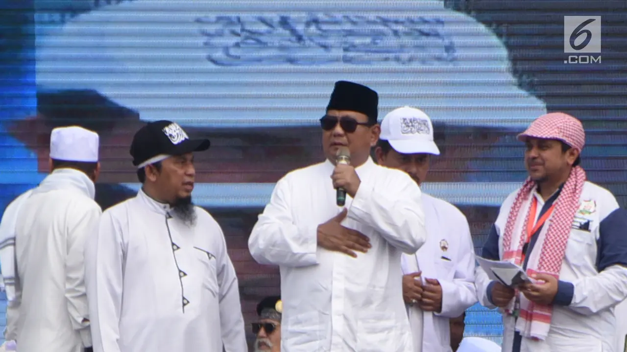 Prabowo di Reuni 212