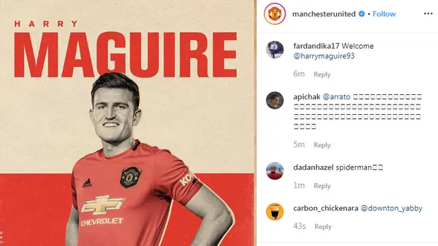 Manchester United (MU) - Harry Maguire