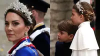 Kate Middleton dan Putri Charlotte diupacara Penobatan Raja Charles III, credit: Instagram @princeandprincessofwales