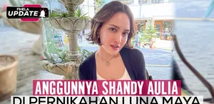 Fimela Update: Anggunnya Shandy Aulia di Pernikahan Luna Maya