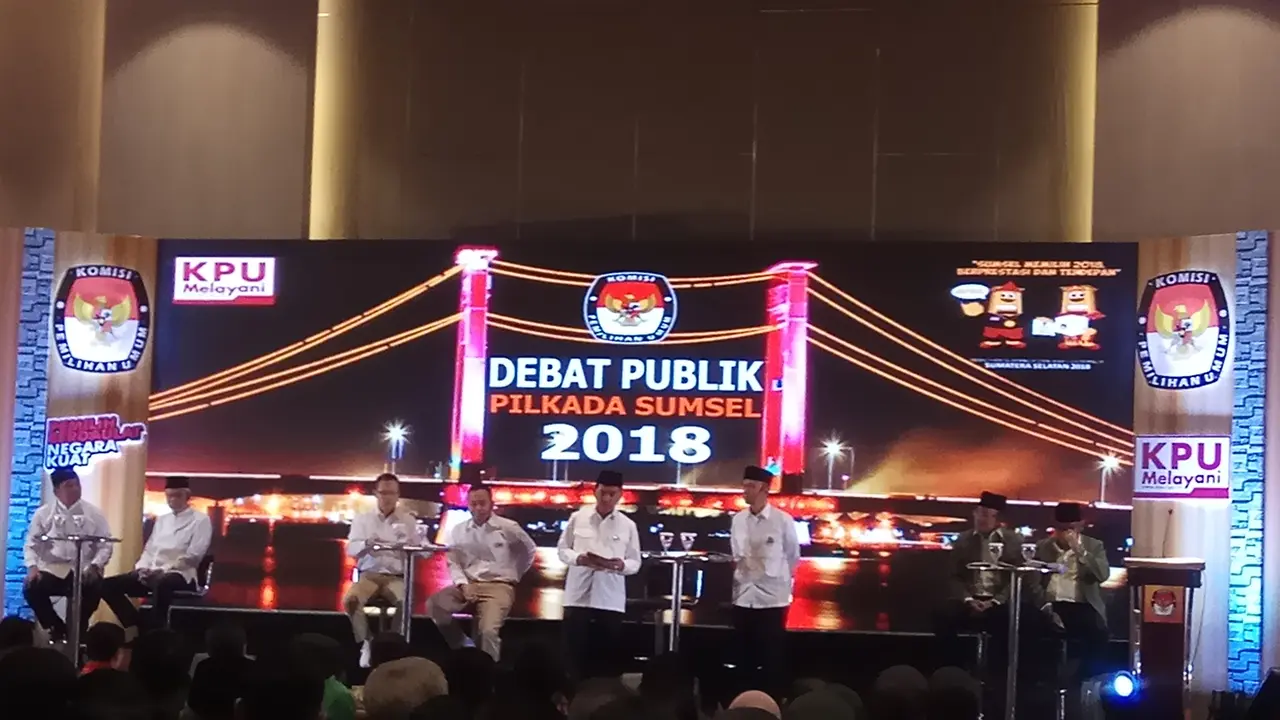Cawagub Mawardi Yahya Memilih Bungkam Saat Debat Pilkada Sumsel