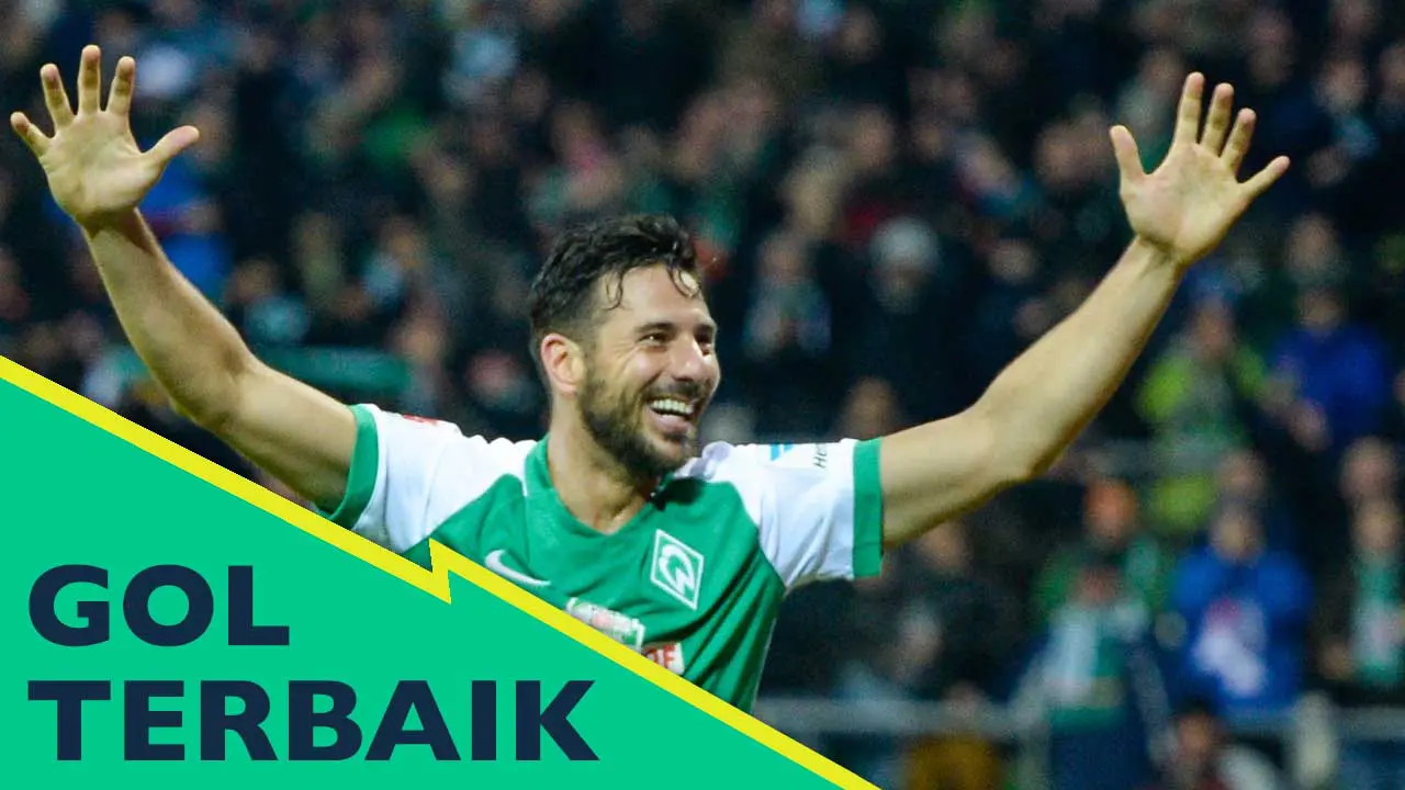 5 Gol Terbaik Bundesliga: Gol ke-100 Pizzaro untuk Werder Bremen