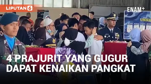 VIDEO: Momen Haru, Jenazah 4 Prajurit TNI AU Korban Pesawat Super Tucano Disemayamkan di Skadron 21