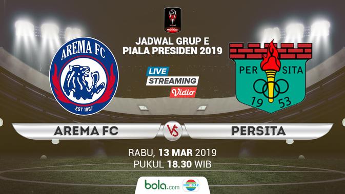 Live Streaming Indosiar Arema Fc Vs Persita Di Piala