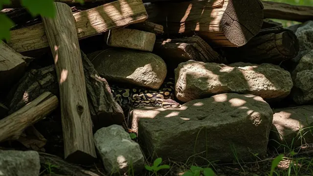 Lokasi Favorit Ular Membuat Sarang di Kebun