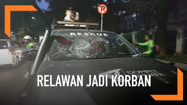 Sebanyak 3 relawan Dompet Dhuafa menjadi korban kekersan oknum kepolisian saat aksi 22 Mei 2019. Akibatnya ketiganya mengalami luka dan 2 kendaraan alami kerusakan.