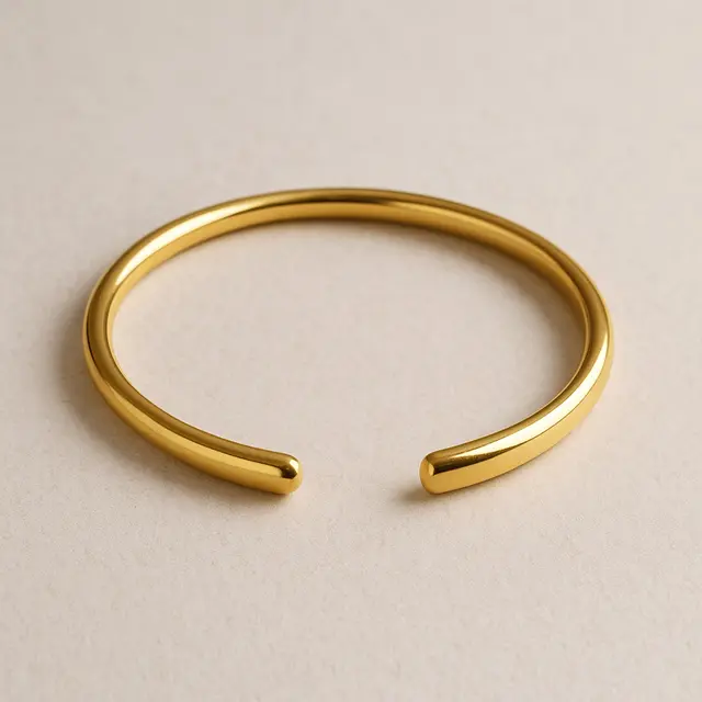 Model Gelang Emas Bangle Ringan dan Kuat