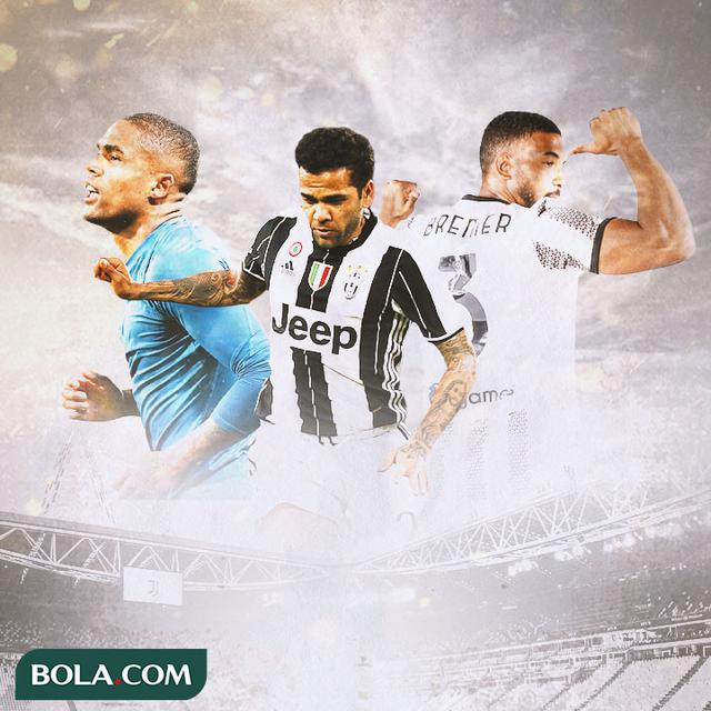 Juventus - Douglas Costa, Dani Alves, Gleison Bremer