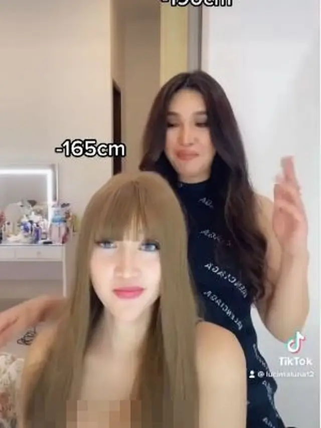 6 Potret Lucinta Luna dengan Gaya Rambut Baru, Disebut Mirip Lisa Blackpink
