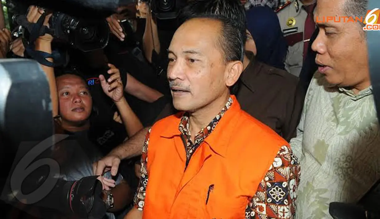 KPK menahan Budi di Rumah Tahanan KPK sejak 15 November 2013, atau setelah hampir setahun dia ditetapkan sebagai tersangka (Liputan6.com/Herman Zakharia).