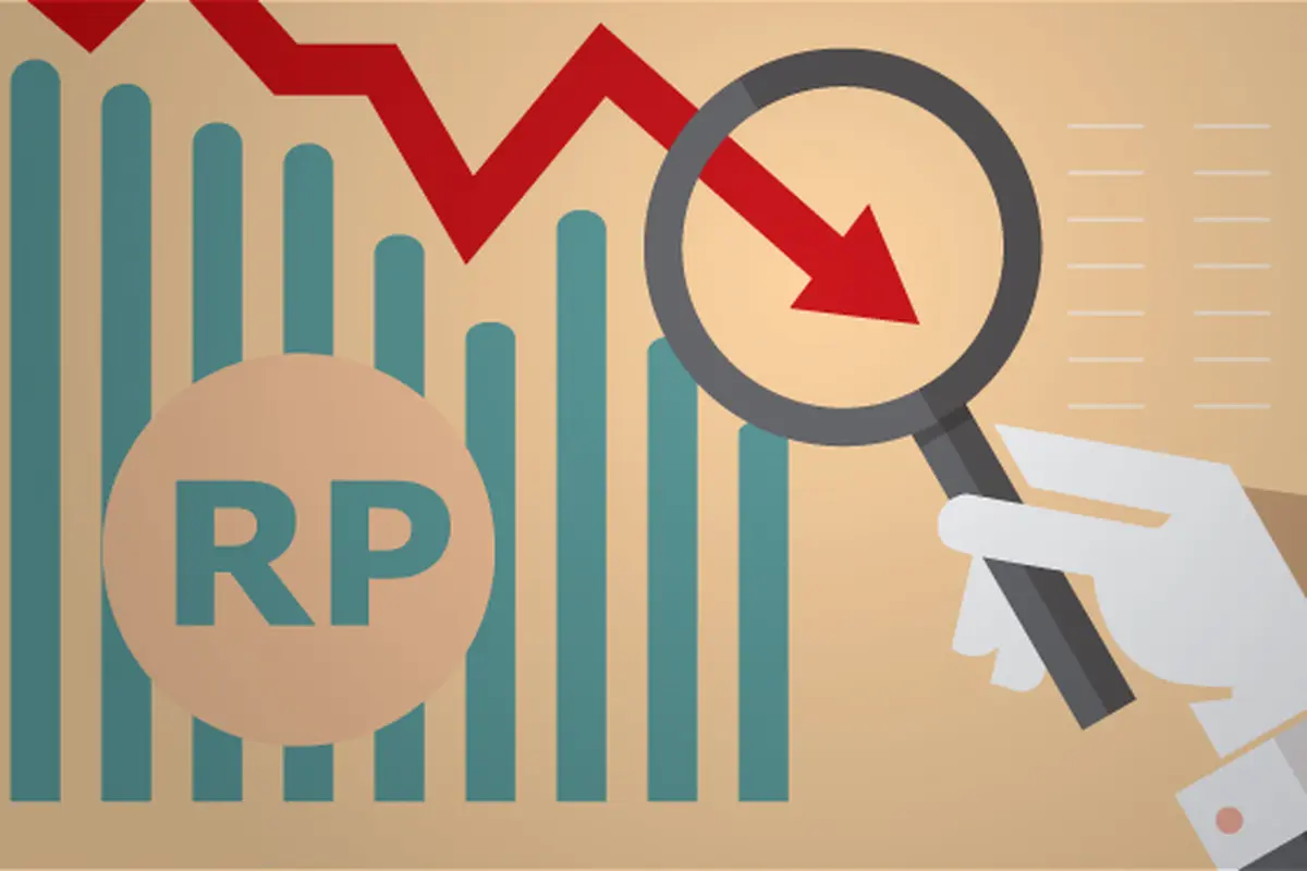 Penurunan Rupiah 2 (Liputan6.com/M.Iqbal)