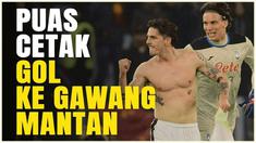 Berita Video, potret selebrasi emosional Nicolo Zaniolo di laga AS Roma Vs Atalanta pada Selasa (3/12/2024)