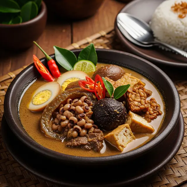 Brongkos Kacang Tolo Khas Jogja (Gemini AI)