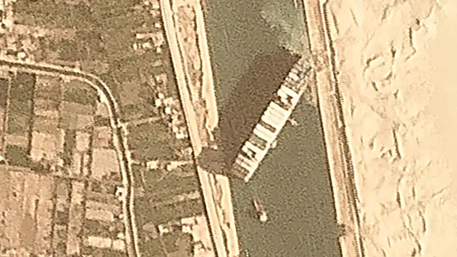 Suez Canal Authority via AP