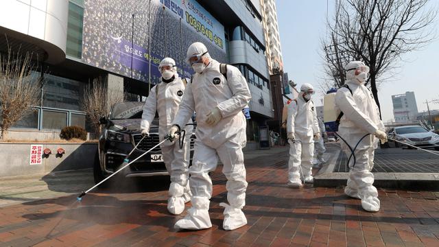 Kasus Virus Corona di Korsel Melonjak Jadi 204 Orang