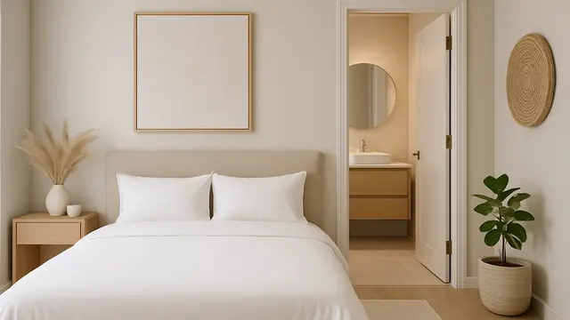 Inspirasi Kamar Tidur dengan Kamar Mandi